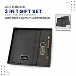 3 in 1 Diary Pen & Keychain Set | Corporate Gift | FeelPrint.in
