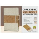 Cork fabric notebook with Cork Pen (Bulk/Corporate Orders Only)
