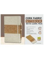 Cork fabric notebook with Cork Pen (Bulk/Corporate Orders Only)