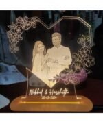Everlasting Love Personalized Photo Lamp - Image 2