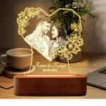 Everlasting Love Personalized Photo Lamp
