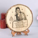 Personalized Round Shape Wood Plank