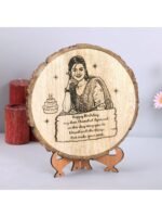 Personalized Round Shape Wood Plank - Image 2